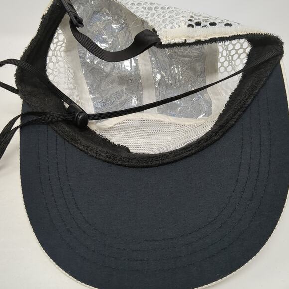 Sequel Slideback Baseball Cap White One Size Adjustable Drawstring Embroidered - Picture 7 of 8